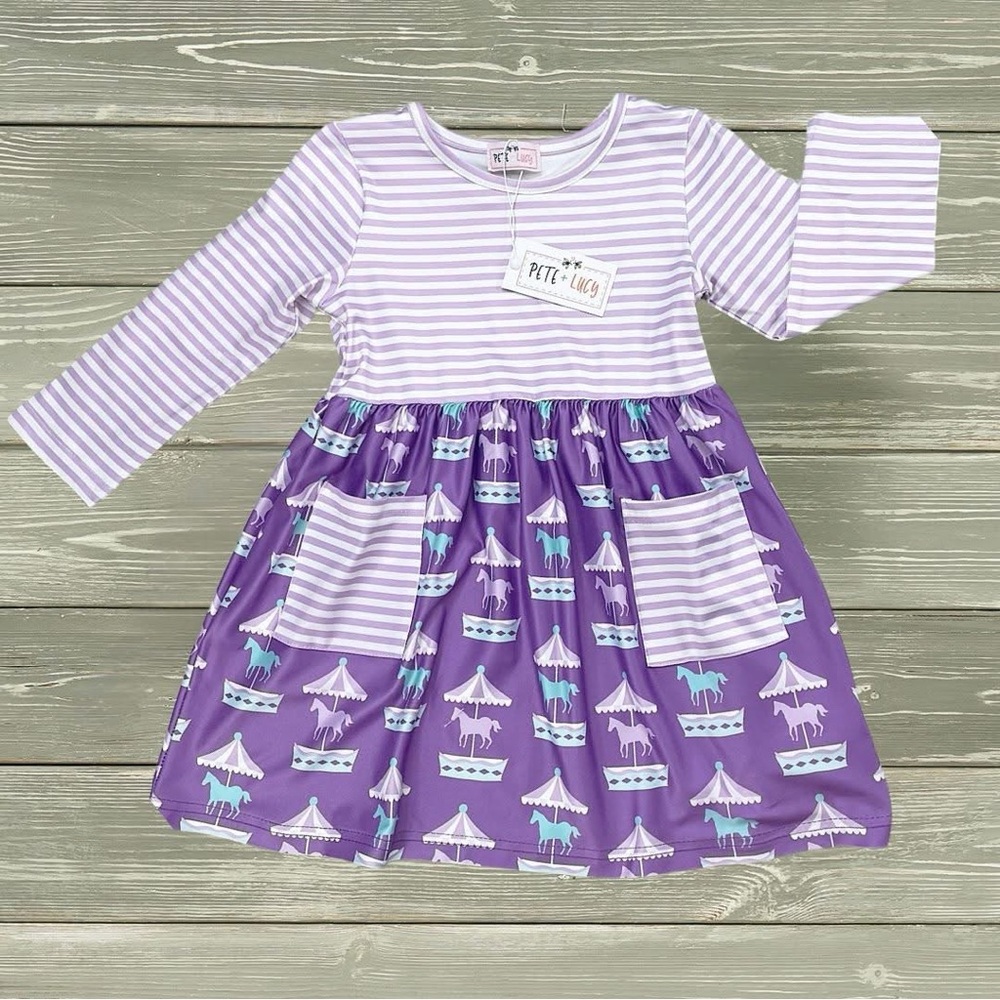NWT Pete+Lucy Dress Carousel Cutie